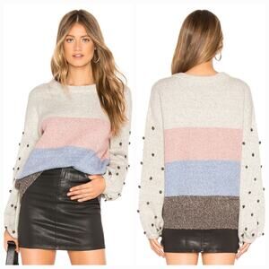 Tularosa Neptune Sweater in Pastel Stripe Small
